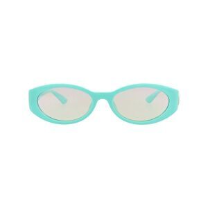 Gucci Round-Frame Injection Sunglasses Blue Womens